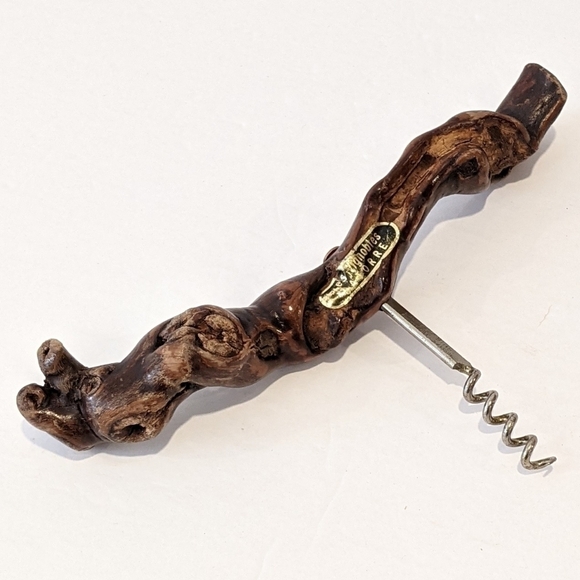 VINTAGE grapevine wood corkscrew - Picture 2 of 8